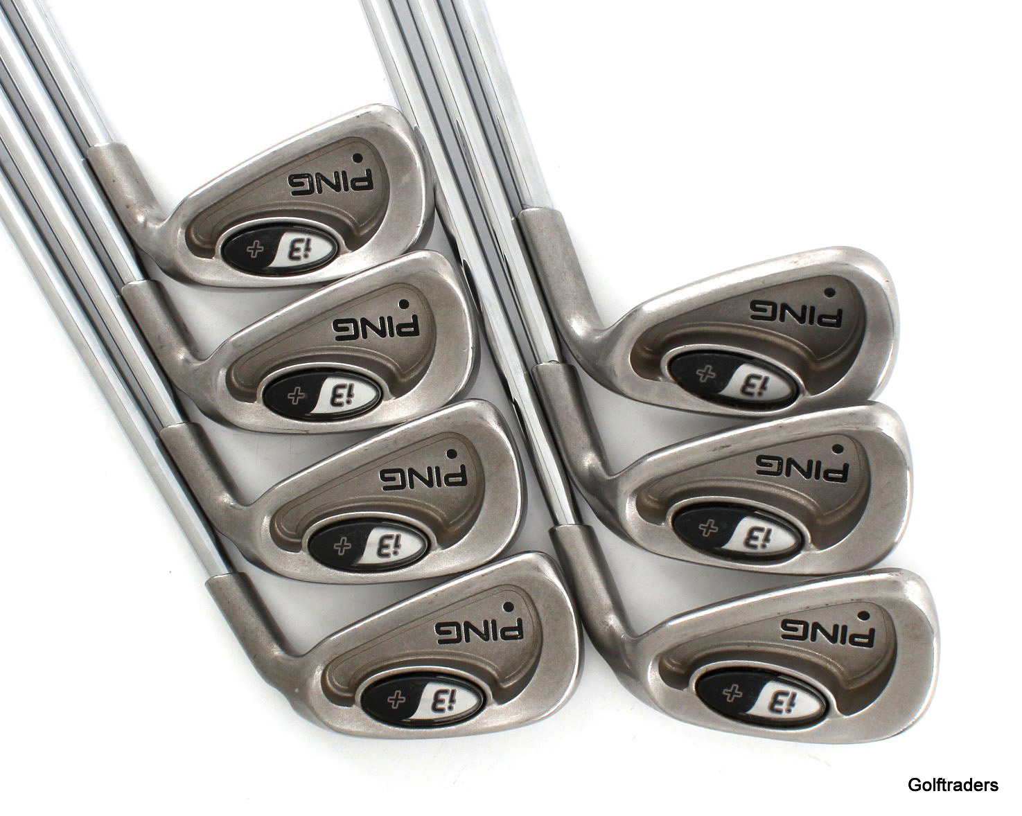 Ping i3+ Black Dot Irons 4-PW Steel Regular Flex New Grips I3503