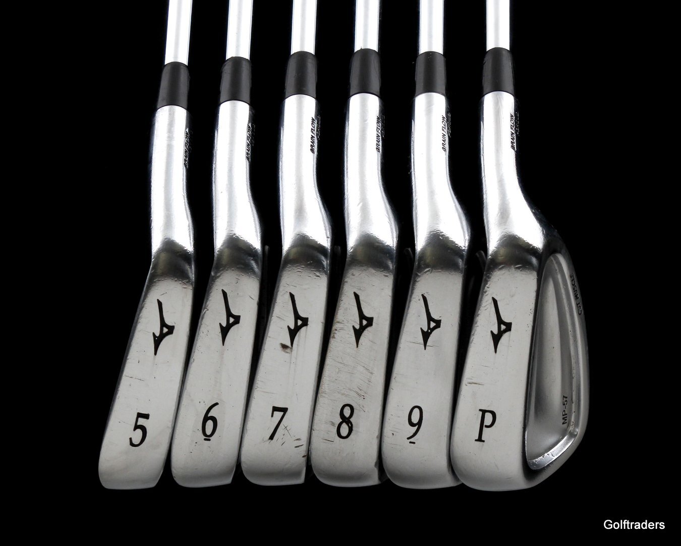 Mizuno Mp-57 Forged Irons 5-pw Steel Regular Flex New Grip K2396