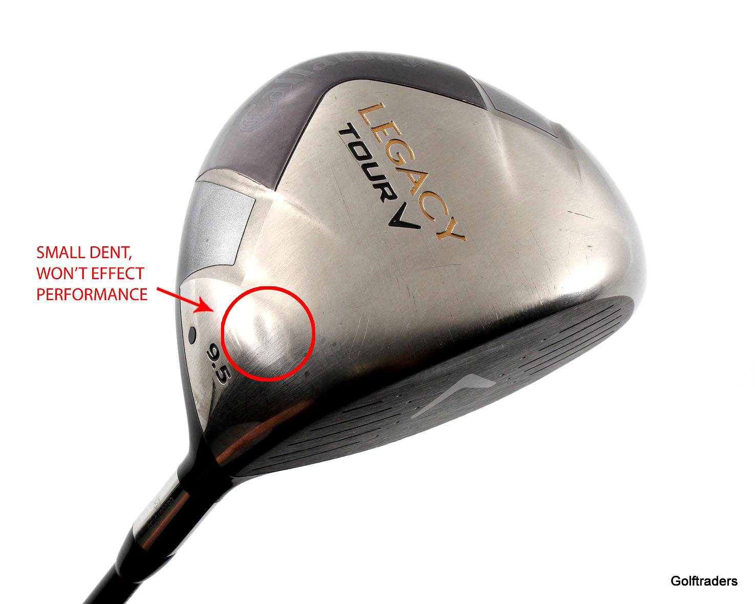 Callaway Legacy Tour Driver 9.5º Graphite Stiff Flex New Grip I2205