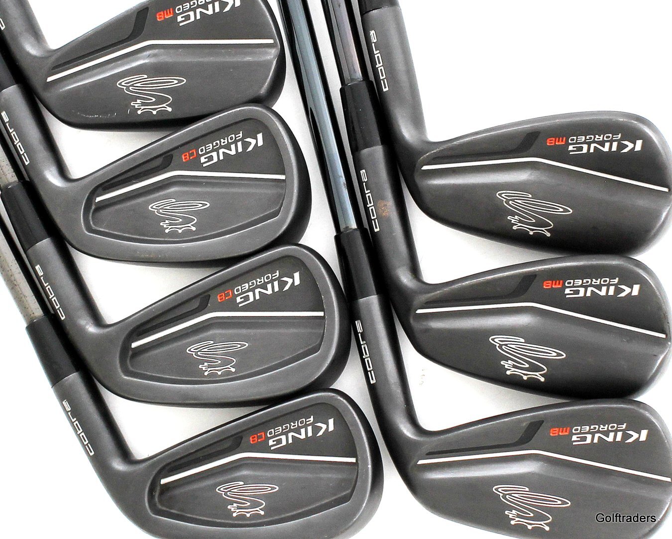 Cobra King CB / MB Forged Black Combo Irons 4-PW Steel Stiff Flex K2427