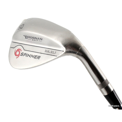 New Brosnan Spinner Dual Sole Gap Wedge 50º Steel Stiff Flex I421