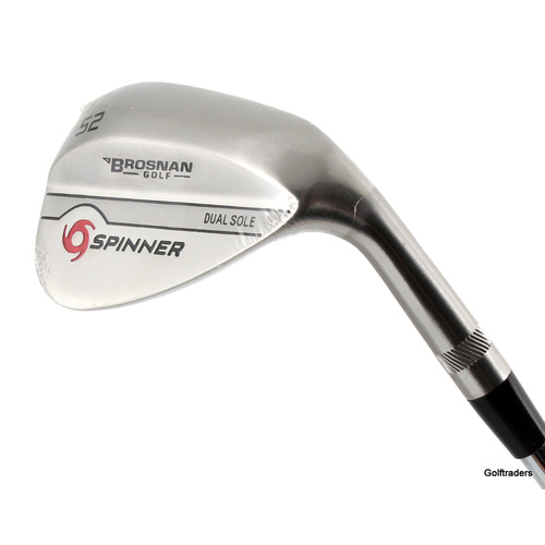 New Brosnan Spinner Dual Sole Gap Wedge 52º Steel Stiff Flex I422