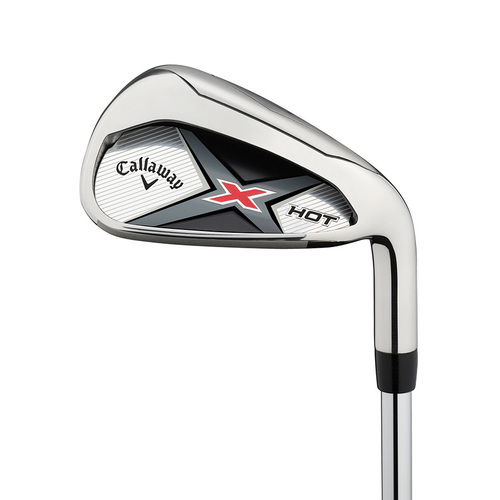 New Callaway X Hot Irons 4-PW, SW Steel Stiff Flex +1" Longer K3404