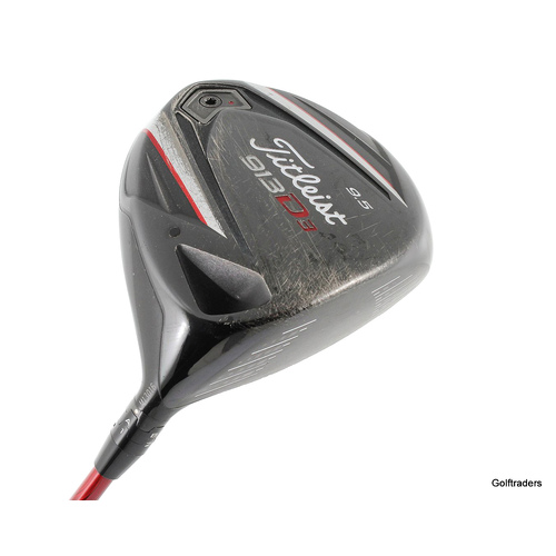 Titleist 913 D3 Driver 9.5º Graphite Stiff Flex New Grip K3515