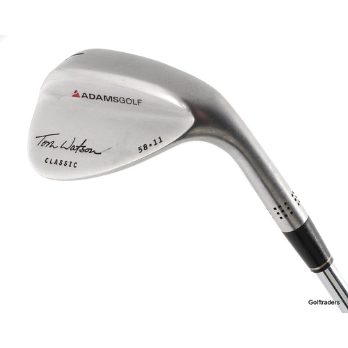 Adams Golf Tom Watson Classic Satin Lob Wedge 58.11 Steel Wedge Flex K4194