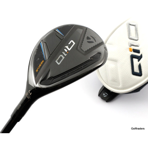 Taylormade Qi10 Rescue 4 Hybrid 22º Graphite Stiff Flex Cover K4199