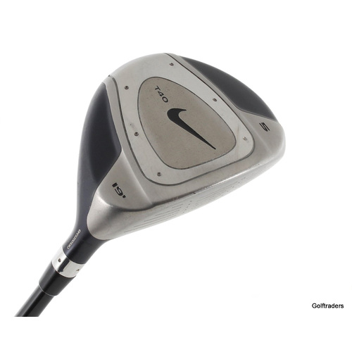 Nike T40 5 Fairway Wood 19º Graphite Stiff Flex New Grip L1007