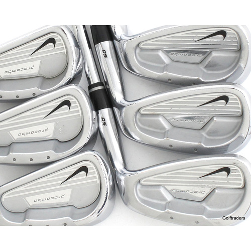 Nike Pro Combo OS Forged Irons 5-PW Steel Stiff Flex New Grips L1145