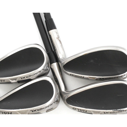 Cleveland Launcher XL Halo Irons 8-PW, GW Graphite Senior New Grips L1295