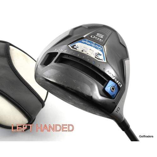 Taylormade SLDR S Driver 10º Graphite Stiff Cover Left Handed New Grip L1312