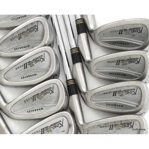 King Cobra II Tour Irons 3-PW, SW Steel Regular Flex New Grips L1327