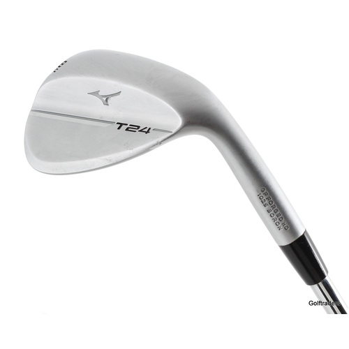 Mizuno T24 Forged Soft White Satin Lob Wedge 58.08C Steel Stiff Flex L1336