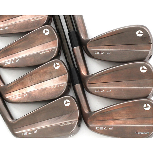 Taylormade P790 Forged Aged Copper Limited Irons 4-PW Steel Stiff Flex L1364