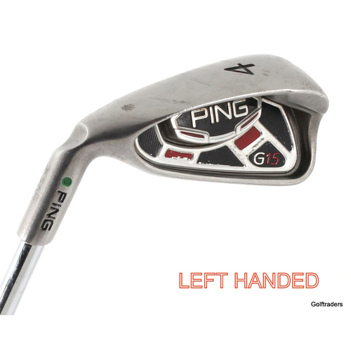 Ping G15 Green Dot 4 Iron Steel Regular Flex Left Handed New Grip L1496