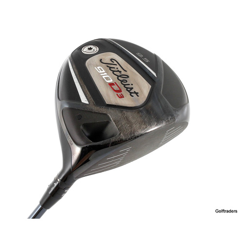 Titleist 910 D3 Driver 9.5º Graphite Stiff Flex New Grip L1569