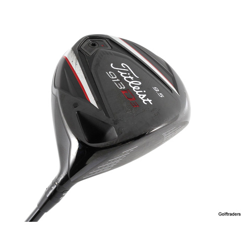 Titleist 913 D3 Driver 9.5º Graphite Stiff Flex New Grip L1575