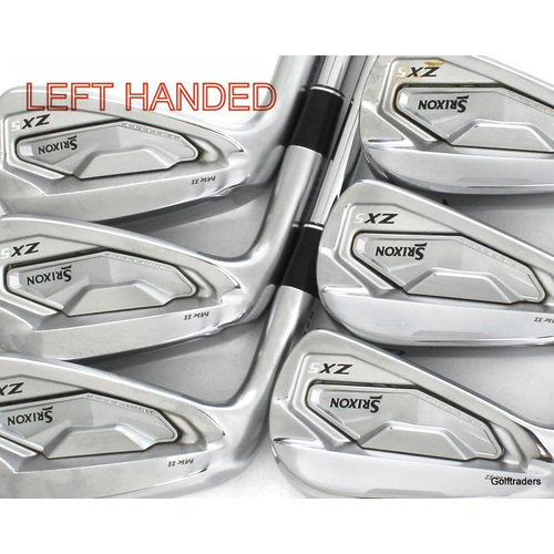 Srixon Forged ZX5 MKII Irons 5-PW Steel Stiff Flex Left Handed L16