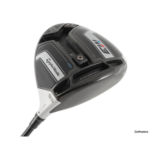 Taylormade M3 Driver 9.5º Graphite Stiff Flex New Grip L1601