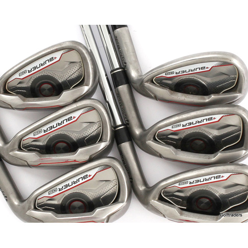 Taylormade Burner OS Irons 6-PW, SW Steel Stiff Flex New Grips L1639