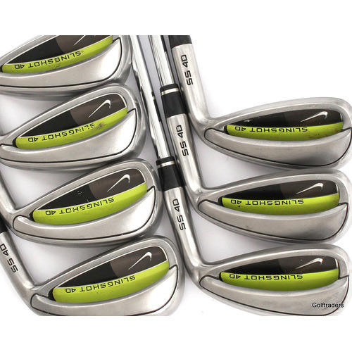 Nike Slingshot SS40 Irons 4-PW Steel Regular Flex New Grips L1646