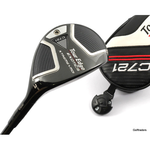 Tour Edge Exotics C721 Extreme MOI 3 Hybrid 19º Graphite Stiff Cover L1658