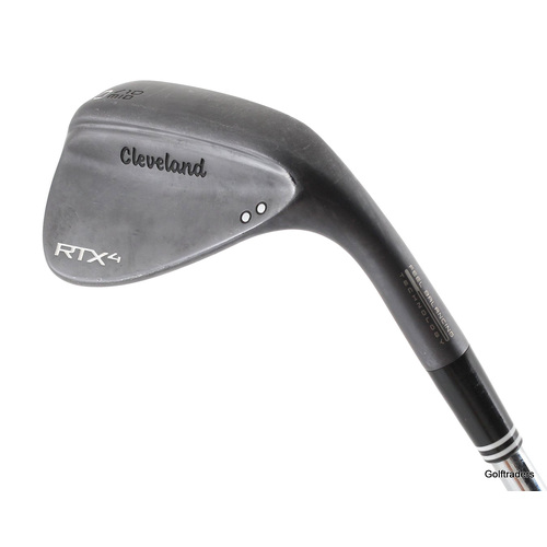 Cleveland RTX4 Black Gap Wedge 50.10 Mid Steel Stiff Flex New Grip L1711