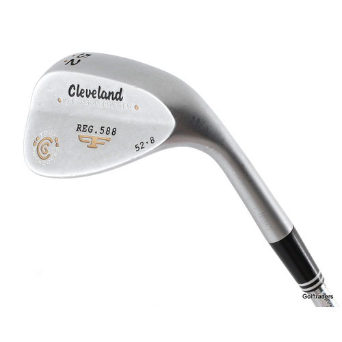 Cleveland Reg 588 Forged Gap Wedge 52.08 Steel Wedge Flex New Grip L1714