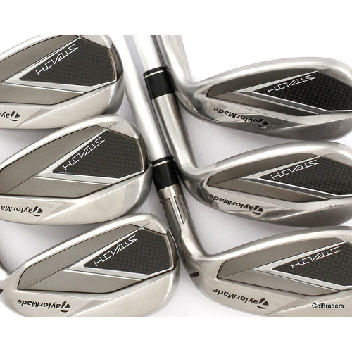 Taylormade Ladies Stealth Irons 7-PW, SW, LW Graphite Ladies Flex L1730