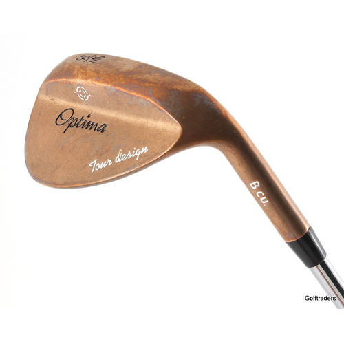 PGF Optima Tour Design B Cu Copper Sand Wedge 56º Steel Stiff New Grip L1892