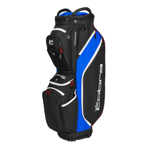 Cobra Ultralight Pro Cart Bag - Puma Black / Electric Blue L2084