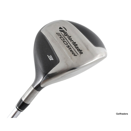 Taylormade 200 Steel 3 Fairway Wood Steel Stiff Flex New Grip L2166