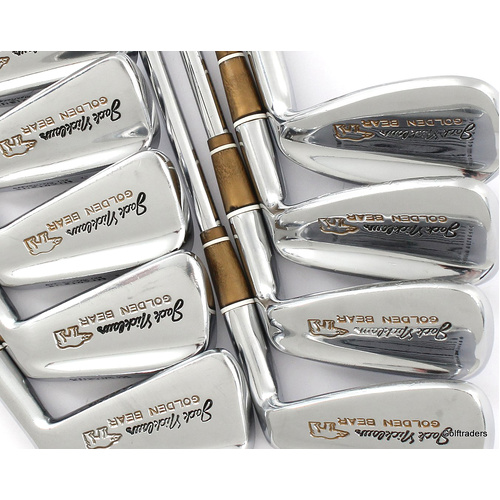 MacGregor Jack Nicklaus Golden Bear Irons 3-PW, SW Steel Firm New Grips L2206