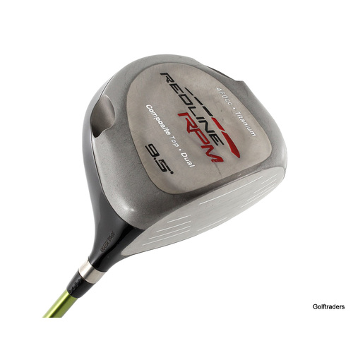 Adams Golf Redline RPM Titanium Driver 9.5º Graphite Stiff Flex New Grip L233