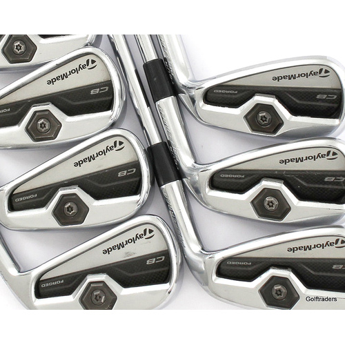 Taylormade Tour Preferred CB Forged Irons 4-PW Steel Stiff New Grips L2474