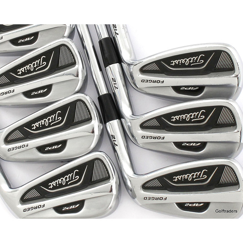 Titleist AP2 712 Forged Irons 4-PW Steel Stiff Flex New Grips L2510