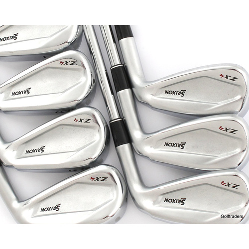 Srixon ZX4 Irons 4-PW Steel Regular Flex New Grips L2596