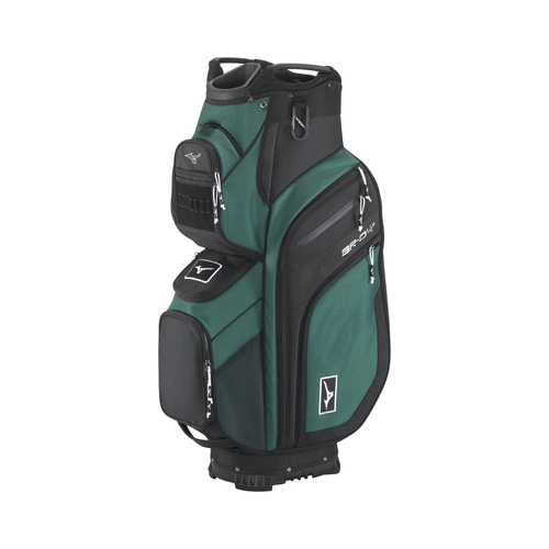 Mizuno 2024 BR-D4 Cart Bag - Jungle Green - L319