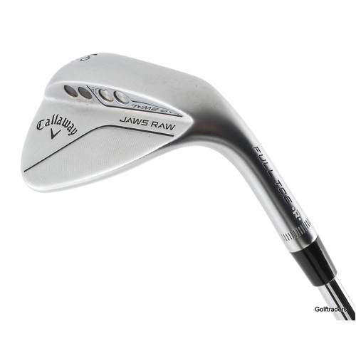 Callaway Jaws Raw Full Toe Chrome Lob Wedge 60.10J Steel Wedge Flex L426