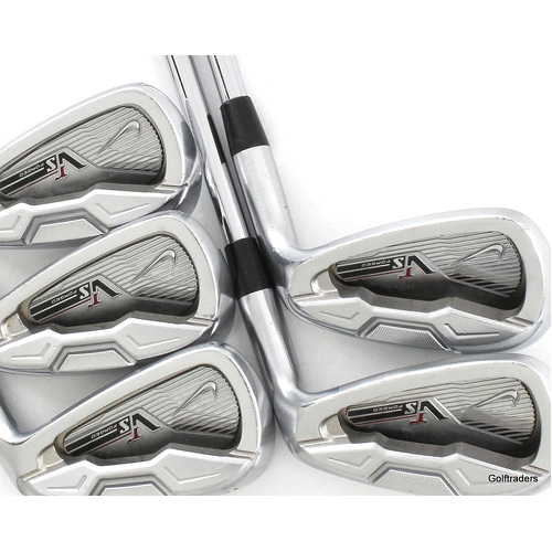 Nike VrS Forged Irons 6-PW Steel Stiff Flex New Grips L521