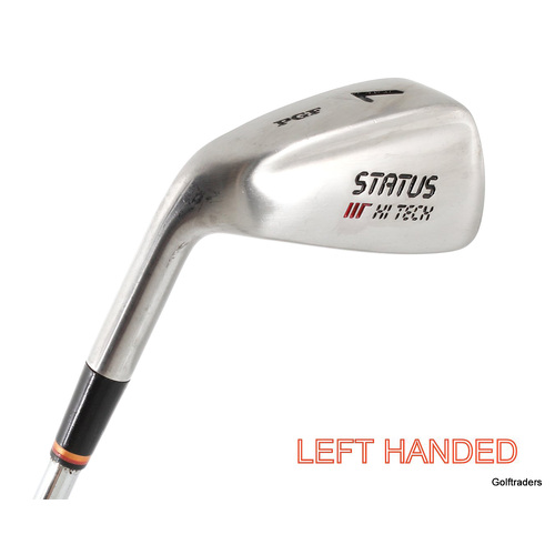 PGF Status Hi Tech 7 Iron Steel Regular Flex Left Handed New Grip L550