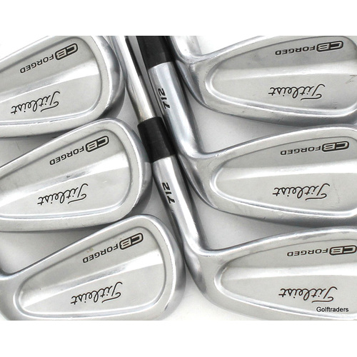 Titleist Forged 712 CB Irons 5-PW Steel Stiff Flex New Grips L649