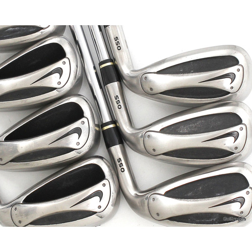 Nike Slingshot OSS Irons 5-PW, GW Steel Stiff New Grips +0.5" Longer L710