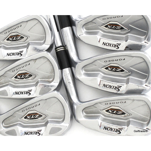 Srixon Forged Z-TX Irons 5-PW Steel Stiff Flex New Grips L77