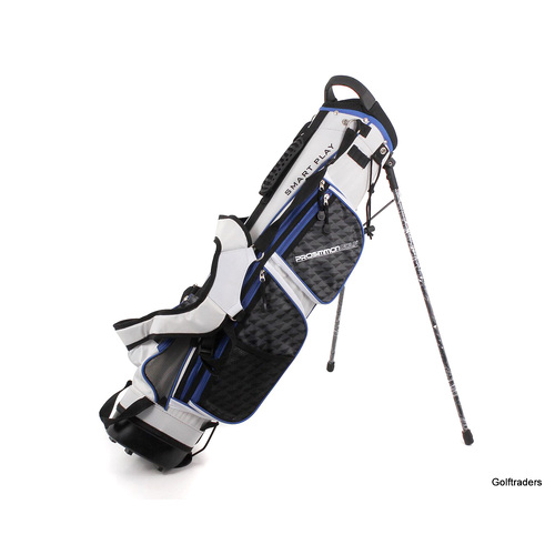 Prosimmon Smart Play Small Stand Bag Grey / Royal Blue / White L809