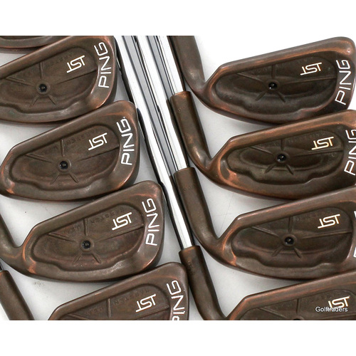 Ping ISI Berrylium Copper Irons 3-PW, SW Steel Regular Flex New Grips L872