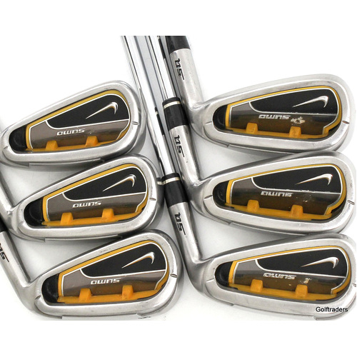 Nike SQ Sumo Irons 5-PW Steel Stiff Flex New Grips L92