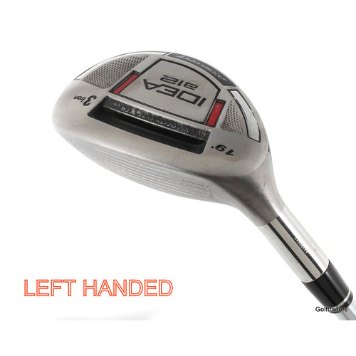 Adams Golf Idea A12 3 Iron Hybrid 19º Graphite Regular Flex Left Handed L946