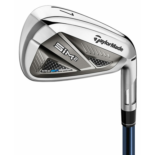 Taylormade Sim 2 Max OS Irons 6-PW Steel Stiff Flex L976