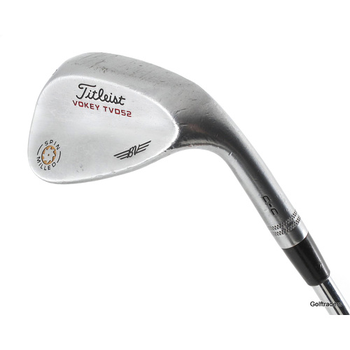 Titleist Vokey TVD Spin Milled CC Satin Gap Wedge 52ºM Steel Stiff Flex L995