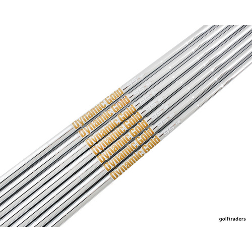 DYNAMIC GOLD 95 STEEL 4-PW IRON SHAFTS REGULAR FLEX .355 TIP NEW SH5808